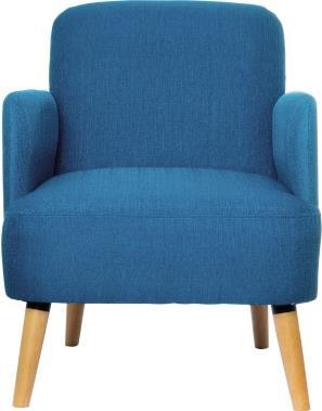 Besuchersessel Brooks blau (FTBRO.23.06)