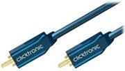 ClickTronic Casual Series - Videokabel - RCA (M) bis RCA (M) - 10 m - doppelt abgeschirmtes Koaxialkabel