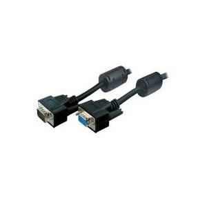 S-Conn 5m S-VGA - VGA (D-Sub) - VGA (D-Sub) - Männlich - Weiblich - Nickel - Schwarz (CO 78061-5 / 50487)