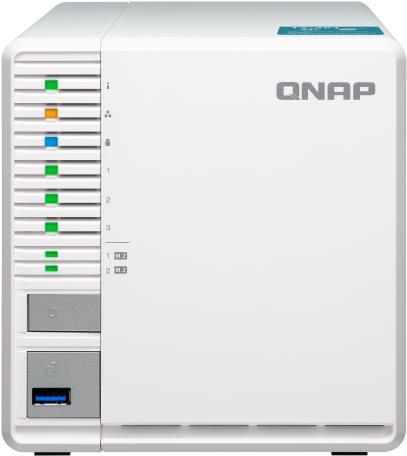 QNAP TS-351 Eingebauter Ethernet-Anschluss Tower Weiß NAS (TS-351-2G)