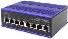 ASSMANN DIGITUS Industrieller 8-Port Fast Ethernet PoE Switch (DN-650108)