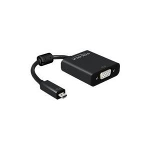 Delock Vga Adapter 19 Polig Micro Hdmi M Hd 15 Mini Phone Stereo 3 5 Mm 5 Polig Micro Usb Typ A Nur Spannungsversorgung W 65558