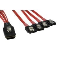 Good Connections - SAS Kabel SFF-8087 auf 4x SATA Host zu Backplane - SAS-Kabel - SFF-8087 - 4 x SATA - 1:1 nicht für HDD Anschluss - 75 cm (SAS-26007)