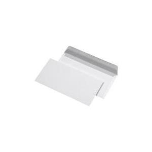 MAILmedia Briefumschläge DIN lang haftklebend, ohne Fenster 80 g/qm / ca. 4,8 g, Offset weiß (227410)