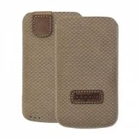 style for mobile Bugatti Perfect Scale - Tasche für Mobiltelefon - Echt Leder - Schilfbraun - für Samsung GALAXY S II (07785)