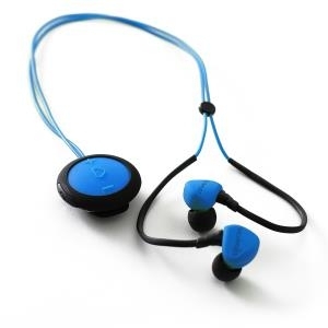 Boompods sportpods race - Ohrbügel - im Ohr - Binaural - Blau - Digital - Bluetooth - Abspielen/Pause - Volume + (SPRBLU)