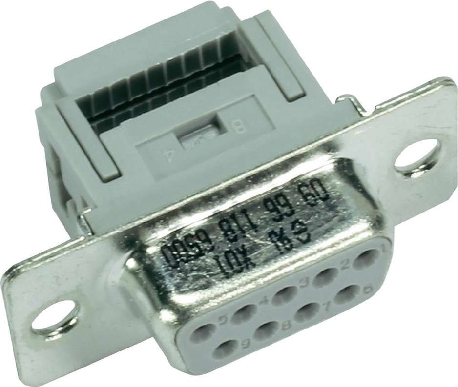 Connettore Harting D-SUB 180 numero di posizioni 37 spostamento di isolamento 09 66 428 7700 1 pezzo (09 66 428 7700)