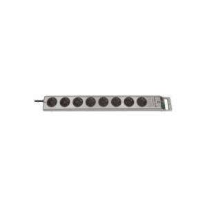 brennenstuhl Steckdosenleiste Super-Solid, 8-fach, silber (1153340118)