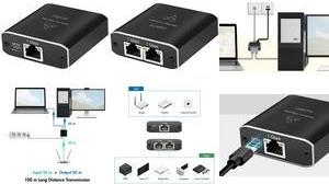 Splitter LogiLink 1000/MB 1xDP/2xDP RJ45/USB-C/CC 5 V