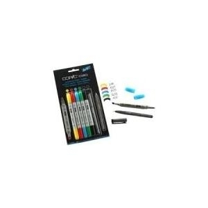 COPIC Marker ciao 5+1 Set - Leuchtende Farben Der Marker zum Layouten, Skizzieren und Illustrieren (22075 550)