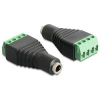 Morsettiera adattatore Delock presa jack da 35 mm a 4 pin