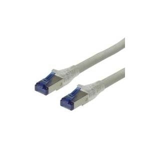 ROLINE S/FTP Patch Cord Cat.6a, solid, grey 30m cavo di rete Grigio (Roline CAT6A S/FTP PimF CU Ethernet Cable Solid Grey 30m)