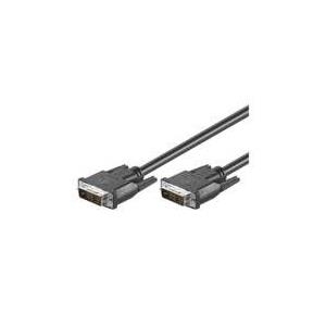 MicroConnect - DVI-Kabel - Single Link - DVI-D (M) bis DVI-D (M) - 1 m - Daumenschrauben