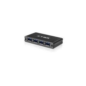 RaidSonic Icy Box IB-AC610 - Hub - 4 Anschlüsse - USB3.0 - extern (70400)