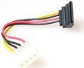ACT Serial ATA Power Adapter cable, angled 0,15 m SATA PWR 5.25M-15FDOWN 0.15M (AK3202)