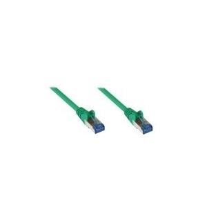 RNS® Patchkabel mit Rastnasenschutz, Cat. 6A, S/FTP, PiMF, halogenfrei, 500MHz, grün, 0,25m, Good Connections (8060-H003G)
