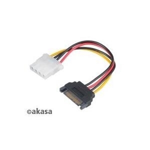 Akasa SATA to 4pin Molex adapter 0,15 m (Akasa SATA to 4pin Molex Adapter [AK-CBPW03-15])