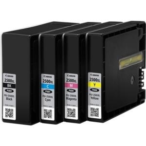 Canon PGI-2500XL BK/C/M/Y Multipack - 4er-Pack - Hohe Ergiebigkeit - Schwarz, Gelb, Cyan, Magenta - Original - Tintenbehälter - für MAXIFY iB4050, MB5050, MB5350 (9254B005)