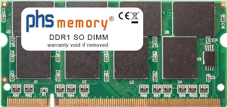 PHS-memory 1GB RAM Speicher für Acer Aspire 1412WLMi DDR1 SO DIMM 333MHz PC2700S (SP125982)