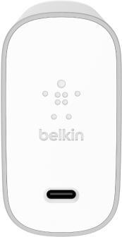 Belkin Wall Charger - Netzteil - 45 Watt - 3 A (USB-C) - auf Kabel: USB-C - Silber (F7U010dr06-SLV)