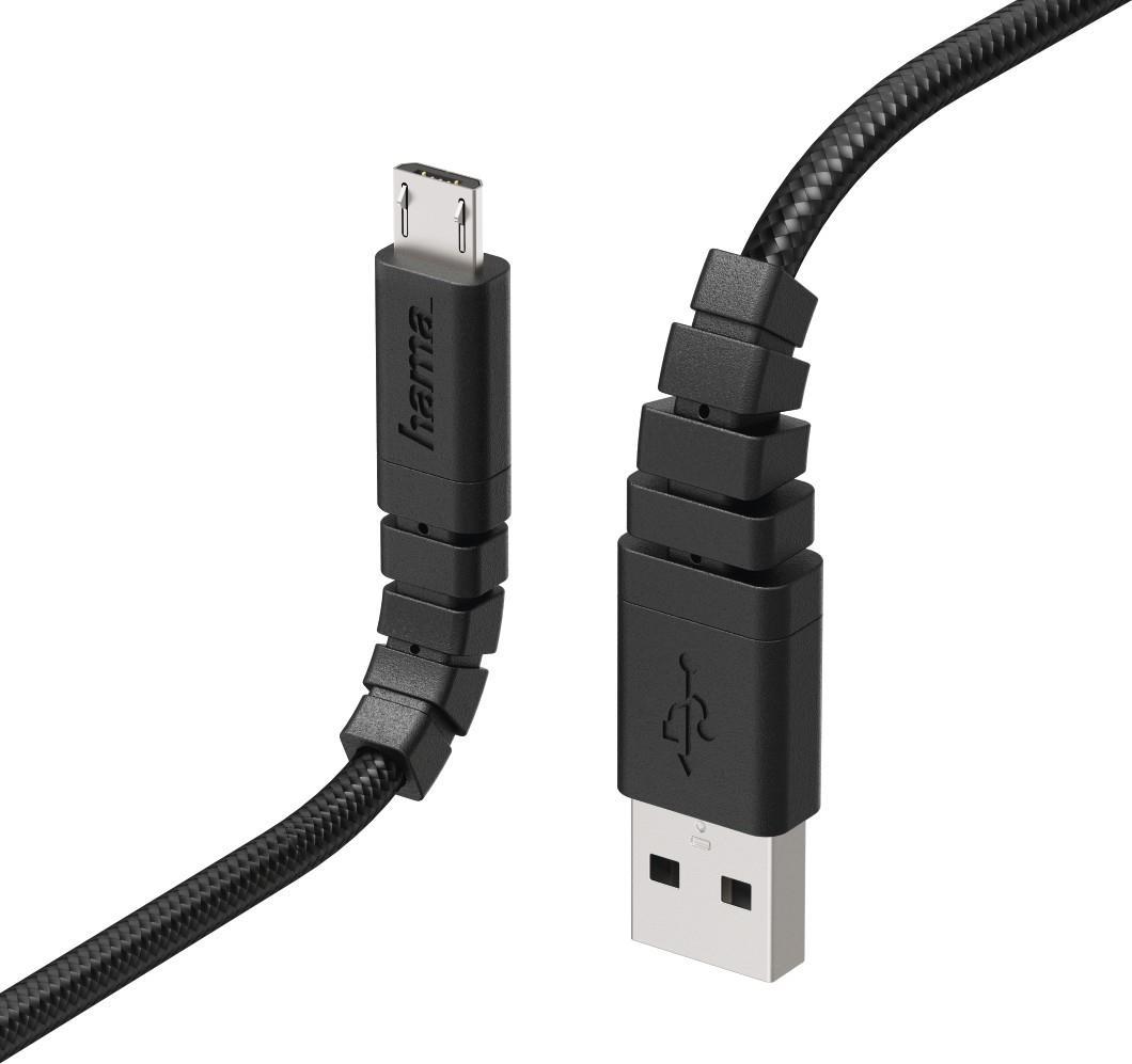 Hama 00178305 1.5m USB A Micro-USB B Männlich Männlich Schwarz USB Kabel (00178305)