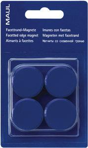 MAUL-HEBEL Magnet, rund, Ø: 30 mm, Haftkraft: 600 g, blau 4 Stück (617 72 35)
