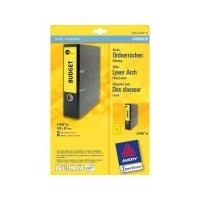 Avery L4769 - Aktenetiketten - Gelb - 61 x 192 mm - 80 Stck. (20 Bogen x 4) - (L4769-20)