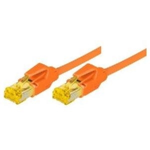 Tecline 0.5m Cat.6A - RJ-45 - RJ-45 - Männlich/männlich - Cat6a - S/FTP (S-STP) - Orange (72200A)