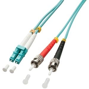 Lindy - Patch-Kabel - LC Multi-Mode (M) - ST multi-mode (M) - 15,0m - Glasfaser - 50/125 Mikrometer - OM3 - halogenfrei (46385)