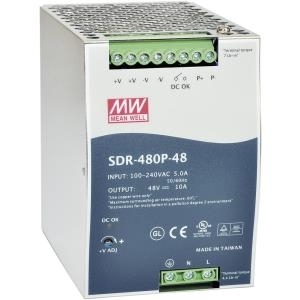 MEAN WELL Stromversorgung 480W Metallisch Netzteil (SDR-480P-24)