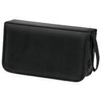 Hama CD Wallet Nylon 120, black 120 dischi Nero (CD/DVD/Blu-ray Wallet 120 black - Hama wallet for storing 120 CDs/DVDs/Blu-Ray