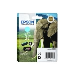 Epson 24 - Hell Cyan - Tintenpatrone (C13T24254022)