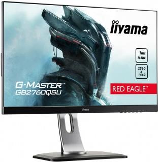Iiyama G-MASTER Red Eagle GB2760QSU-B1 - LED-Monitor - 68.5 cm (27) (27 sichtbar) - 2560 x 1440 WQHD - TN - 350 cd/m² - 1000:1 - 1 ms - HDMI, DVI-D, DisplayPort - Lautsprecher - Schwarz Iiyama G-MASTER Red Eagle GB2760QSU-B1 - LED-Monitor - 68.5 cm (27) (27 sichtbar) - 2560 x 1440 WQHD - TN - 350 cd/m² - 1000:1 - 1 ms - HDMI, DVI-D, DisplayPort - Lautsprecher - Schwarz