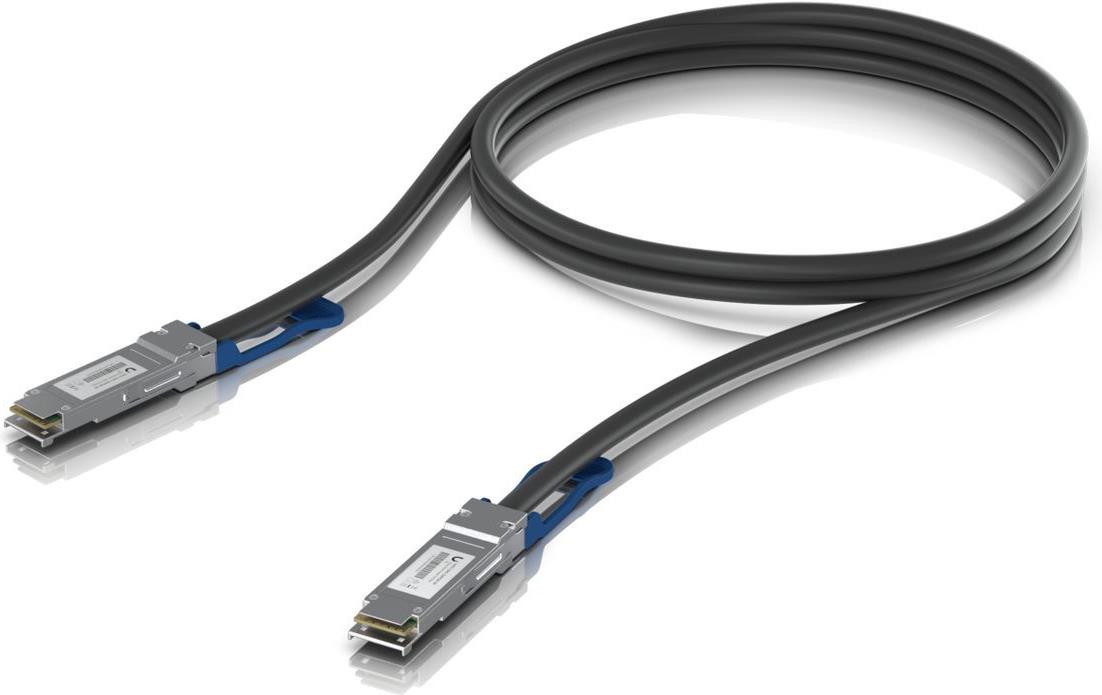 Ubiquiti UACC-DAC-QSFP28-1M cavo InfiniBand e in fibra ottica Nero (QSFP28 direct attach cable - with a 100 Gbps max data - rat