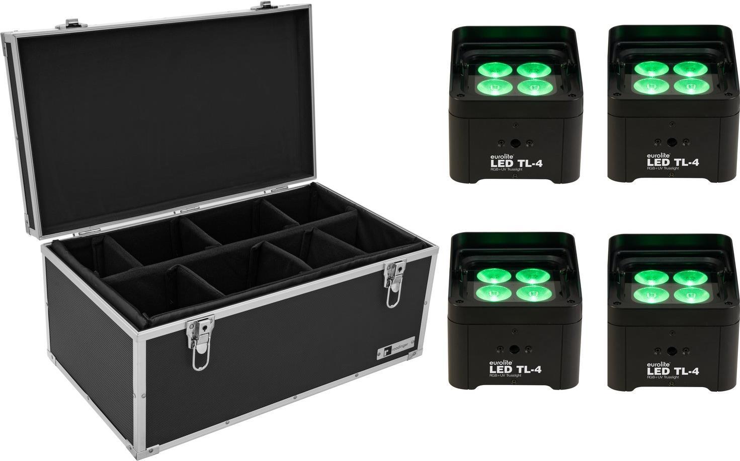 EUROLITE Set 4x LED TL-4 Trusslight + Case (20000638)