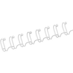 Fellowes 53215 accessori per la rilegatura (Fellowes Binding Wire Element A4 6mm 34 Loop White[Pack 100] 53215)