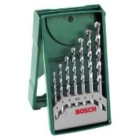 Bosch Mini X-Line - set di punte - per muratura - 7 pezzi