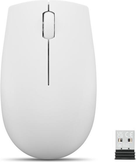 Lenovo 300 WIRELESS ?GREY mouse Ambidestro RF Wireless Ottico 1000 DPI (Lenovo MICE_BO L300 WL Mouse [Cloud Grey] - Warranty: 1