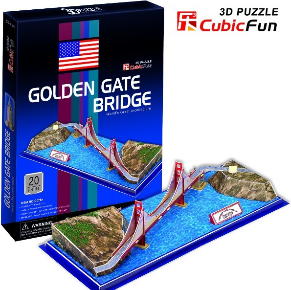 Cubicfun 3D-Puzzle Golden Gate Bridge