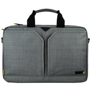 techair EVO Laptop Shoulder Bag - Notebook-Tasche - 39,6 cm (15.6) - grau texturiert (TAEVA002)