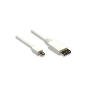 Manhattan Mini-DisplayPort Monitor Cable - DisplayPort-Kabel - DisplayPort (M) - Mini-DisplayPort (M) - 2,0m - geformt - weiß (324748)