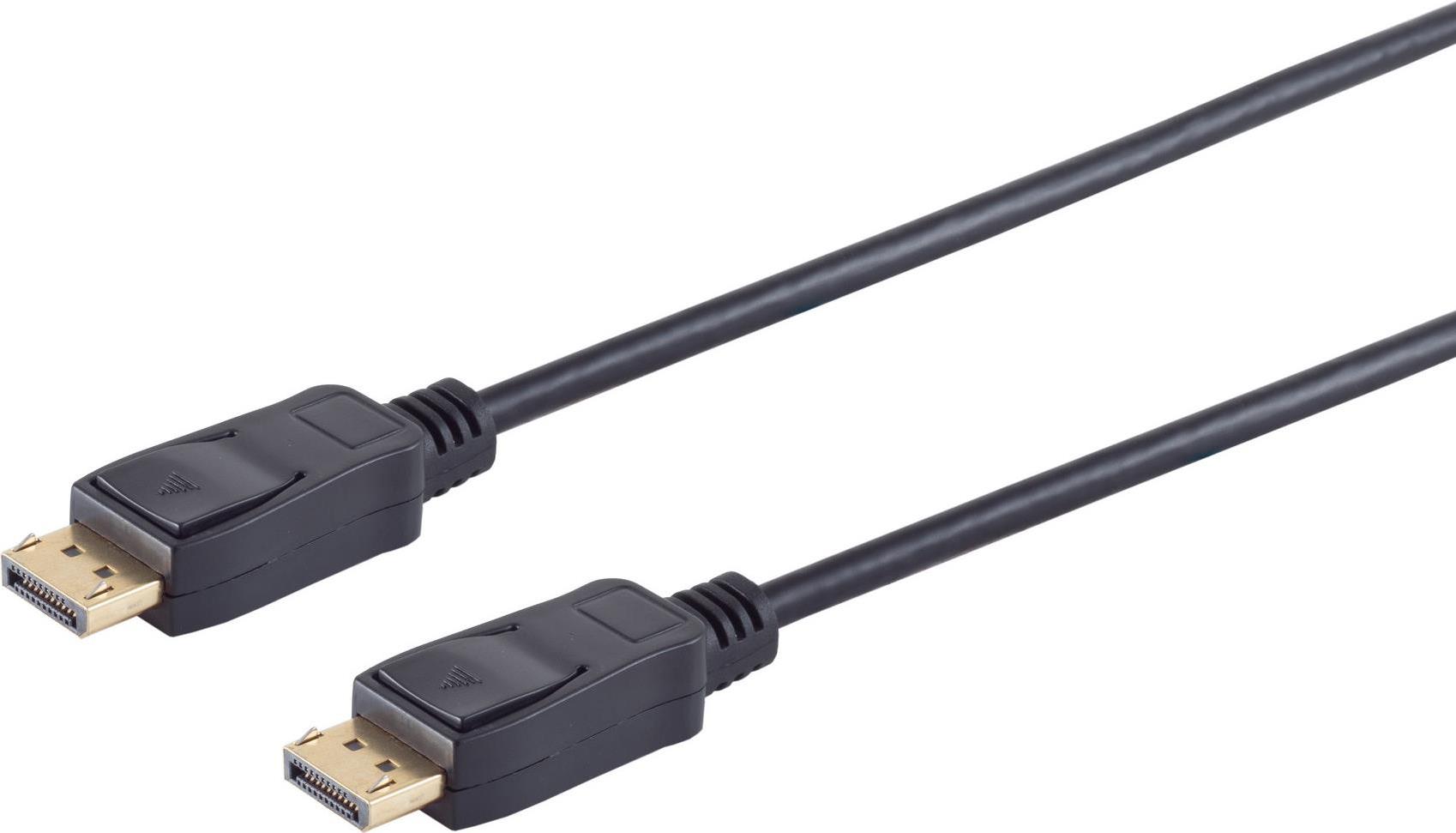 DisplayPort (ST-ST) 3m 4K 1.2 vergoldet Black