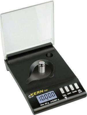 Kern Taschenwaage TAB 20-3 Wägebereich (max.) 20 g Ablesbarkeit 0.001 g batteriebetrieben Schwarz (TAB 20-3)