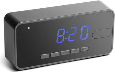 Technaxx Desk Clock with PIR and FHD Camera TX-76+ - Überwachungskamera - Farbe (Tag&Nacht) - 3 MP - 1920 x 1080 - 1080p - Audio - USB - AVI (4800)