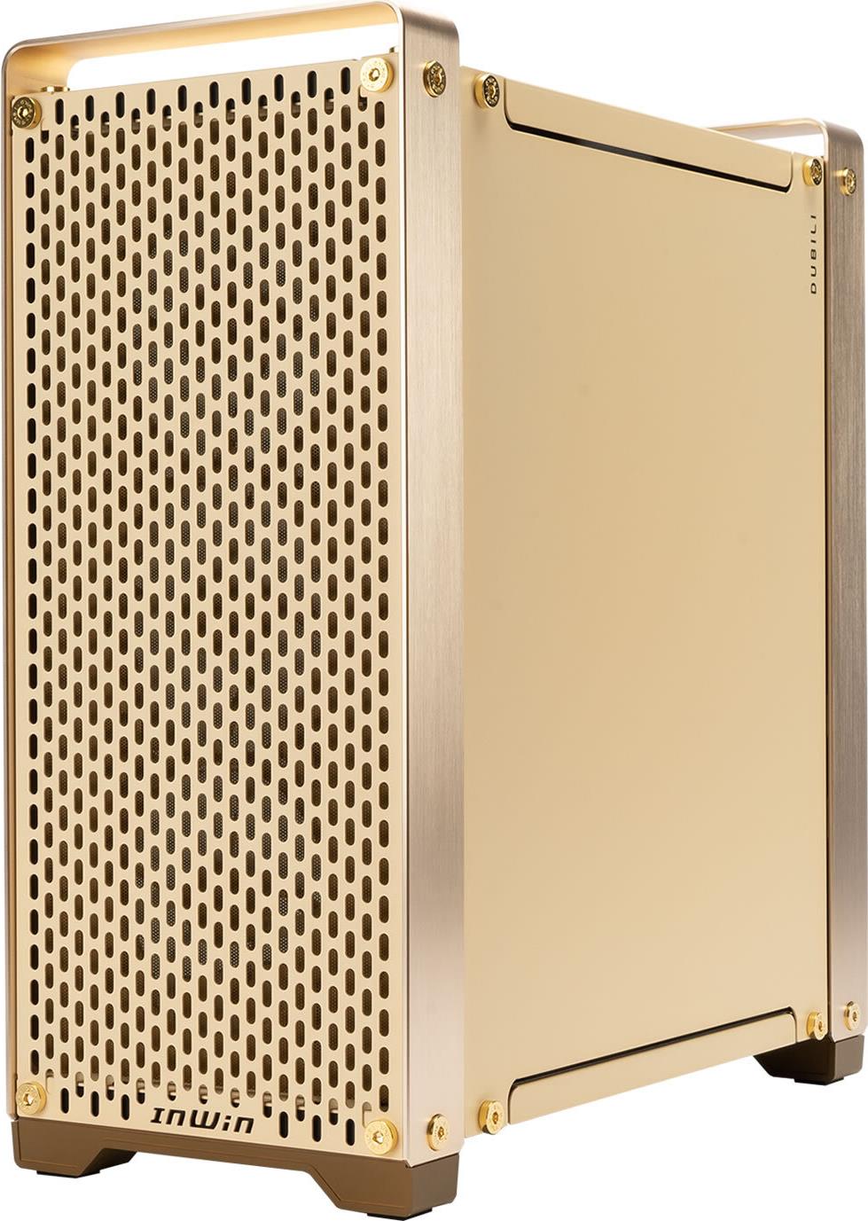 In Win DUBILI GOLD - Full Tower - PC - Gold - ATX - EATX - micro ATX - Mini-ITX - Aluminium - Gehärtetes Glas - 16 cm (DUBILI GOLD)