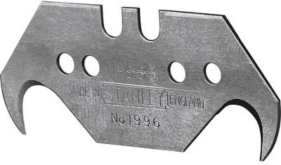 STANLEY Hakenklinge 1996 L.50mm B.19mm S.0,65mm o.LochungSi.-Spender 10St./VE SB Stanley (2-11-983)