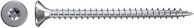 Fischer 551094 Spanplattenschrauben 3.5 mm 30 mm Torx galvanisch verzinkt 1000 St. (551094)