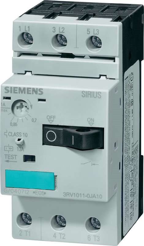 Interruttore automatico Siemens SIRIUS 3RV1 3RV1011-0HA10 3 contatti NA max.