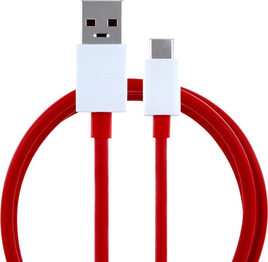 Cavo di ricarica rapida Dash per OnePlus D301 da USB a USB tipo C - 1 m rosso BULK