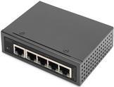 DIGITUS Extender industriale 5 porte Gigabit PoE